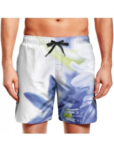 Board Shorts Mens Summer Cool Quick Dry Board Shorts Beautiful Dandelion Swim Trunks Bathing Suit with Side Pockets Mesh Lini...
