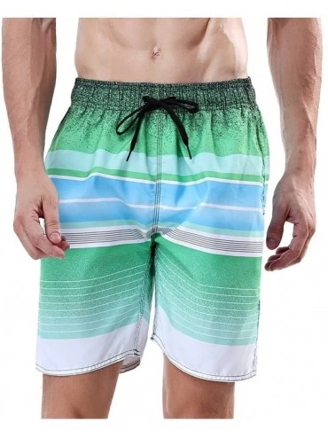 Trunks Men's Swim Trunks - Lime Green - CT186979QNT $34.42