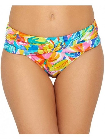 Bottoms Tropical Fever Sarong Hipster Multi White 10 - CI18OEH5Y6C $50.70