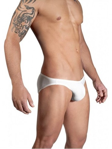 Briefs Men's Swim Bikini - White - CW1239CNSUL $45.59