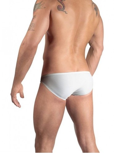Briefs Men's Swim Bikini - White - CW1239CNSUL $45.59