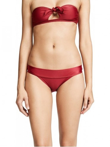 Tankinis Swimwear Women's Full Band Bikini Bottoms - Divino - C818GWYRMT3 $51.62