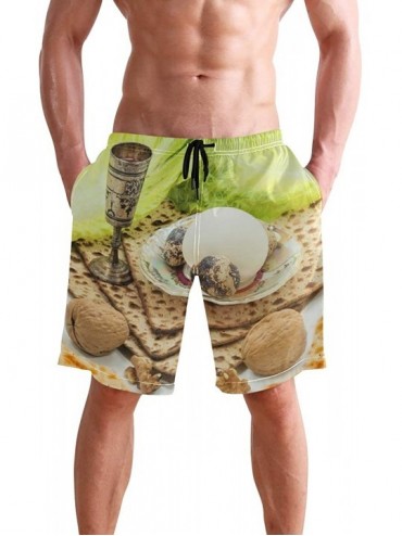 Board Shorts Men's Swim Trunks Quick Dry Beach Shorts-Boardshort with Pocket and Mesh Lining - Color8 - CK196H7MNTL $49.33