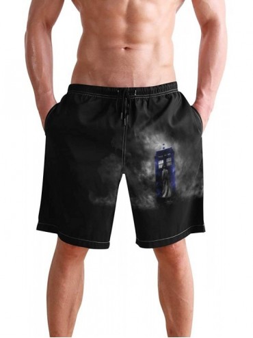Board Shorts Mens Swim Trunks-Doctor Who HD Wallpapers Beach Board Shorts with Pockets Casual Athletic Short - Picture1 - CA1...