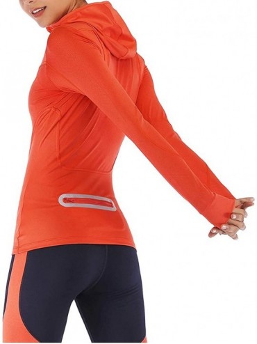 Rash Guards Women's UPF 50+ Sun Protection T-Shirt Long/Short Sleeve Outdoor Performance - Orange 3 - CF196SNG0DZ $48.37