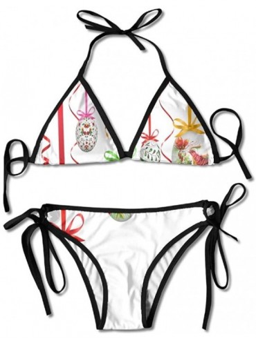 Racing Unique Easter Eggs Philippine Three Cards Padded Top Bottom Bikini Swiming Suit Two Piece Suits - Easter Eggs Philippi...