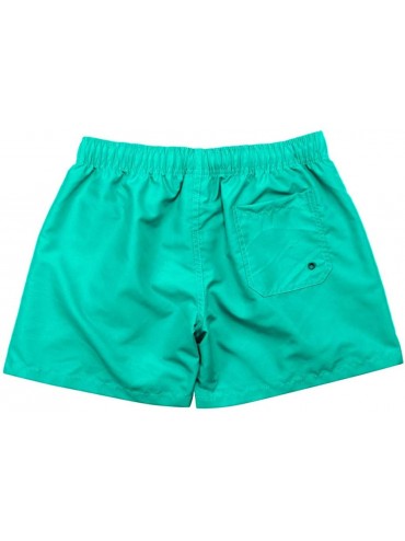 Trunks Swim Trunks Short for Boy- Men Beach Swim Shorts Casual Sport Shorts Elastic Waist Drawstring Shorts with 3 Pocket - G...