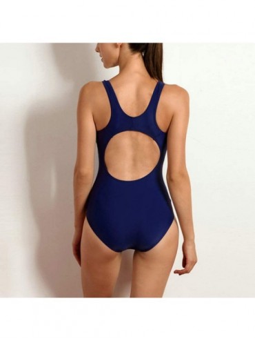Racing Sport One Piece Swimsuit Swimwear Women Beach Wear for Women Patchwork Bathing Suits - 1 - CU18Q43D2IY $35.40
