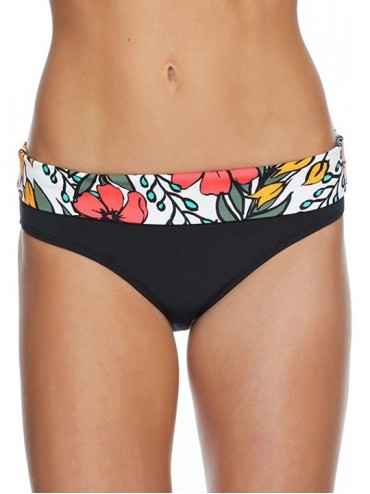 Bottoms Women's Bikini Bottom - Black - CR18233CNIY $24.42