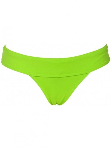 Bottoms Swimsuit Women's Desire Bikini Brief Bottoms - Leaf - CY18CL4EXY8 $10.07
