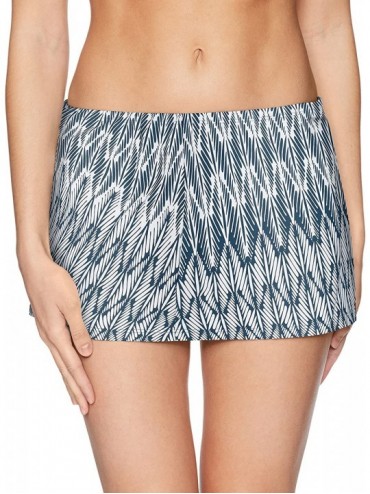 Tankinis Women's Kokomo Swim Skirt Mid Rise Bikini Bottom Swimsuit - Foxtail - C718760KX3Y $27.28
