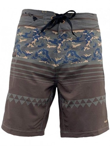 Board Shorts Beachboy Camo Boardshorts Swimsuit for Men | 4 Way Stretch Swim Trunks & Swimwear - CR18RO23TAE $85.36