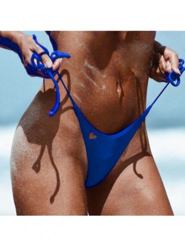 Tankinis Sexy One Piece Swimsuit- Women Swimwear Brazilian Cheeky Bikini Bottom Side Tie Thong Bathing Swimsuit - Sexy Bathin...