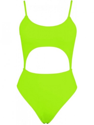 Racing Swimsuits for Women Athletic Bathing Suits for Womens Swimwear One Piece Swimsuit Sports Swimming - Active Yellow - C4...