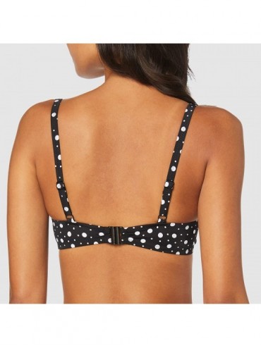 Tops Mini Maxi Sweetheart Bikini Top - Black - CY18LGYLOML $25.51