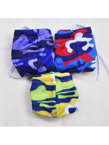 Briefs Mens Swimwear Briefs Camo Bikini Camouflage Swim Board Trunks Beach Shorts - 56 Light Green - CF18KHS8Z9C $13.97