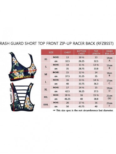 Rash Guards Women Plus Size UPF 50+ Swim Front Zip Bra Short Top Rash Guard - Dark Wine_rs - CN18L2GSM6X $31.56
