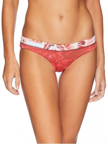 Bottoms Women's Carioca Valley Hipster Cut Bikini Bottom Swimsuit - Carioca Valley Multi - CF18EL6D5C9 $82.49