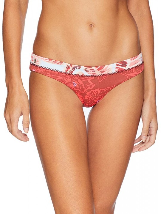 Bottoms Women's Carioca Valley Hipster Cut Bikini Bottom Swimsuit - Carioca Valley Multi - CF18EL6D5C9 $51.69