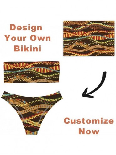 Sets Women's Sexy Bikini Swimsuit Tropical Floral Print Swimwear - Z7 - CC18RMXZEL4 $16.50