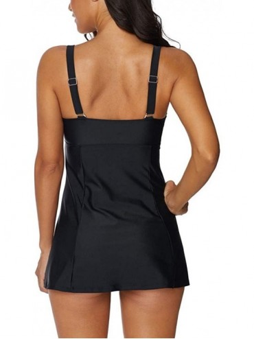 Sets Womens Shorts Polyester Push-Up Padded Bra Tankini Swimsuit Bikini - Red_01 - C518NEHY88U $26.50