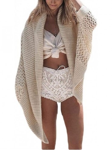 Cover-Ups Women's Beach Tops Sexy Perspective Cover Dresses Bikini Cover-up - 6 - CY190ECHUM2 $47.90