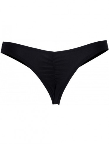 Bottoms 2018 New Womens Swimwear Sexy Sweet Heart Brazilian Bikini Bottom Hipster Swimsuit Beachwear - Black - CW18E38XX6W $1...