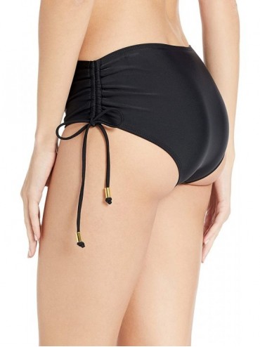 Bottoms Women's Swim Bikini Bottom - Black - CG18O9MNXL4 $16.58
