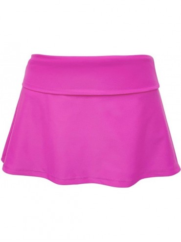 Bottoms Girls Swim Skirt Bikini Bottom- UPF 50+ Sun Protection- 3-14 Years - Fuchsia - CW18URLTOWQ $27.49