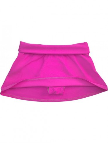 Bottoms Girls Swim Skirt Bikini Bottom- UPF 50+ Sun Protection- 3-14 Years - Fuchsia - CW18URLTOWQ $27.49