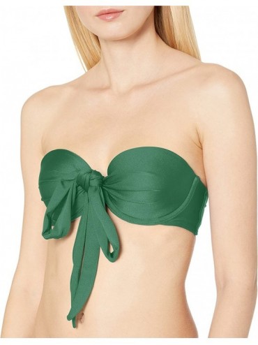 Tops Women's Cosita Buena FAMA Multiway Underwire Bandeau Bikini Top - Palmas - C4187K0TYHE $80.10