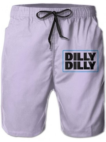 Board Shorts Dilly Dilly Mens Board Shorts Beach Swim Trunks Beachwear Athletic Gym Trunks - Dilly Dilly-8 - C118G82UEUE $51.13