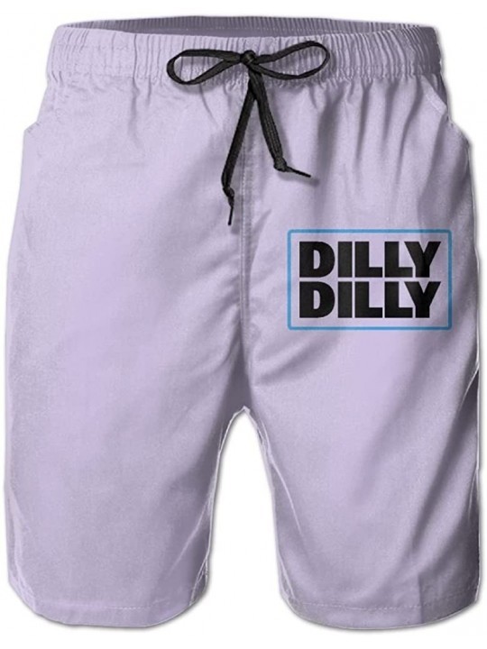 Board Shorts Dilly Dilly Mens Board Shorts Beach Swim Trunks Beachwear Athletic Gym Trunks - Dilly Dilly-8 - C118G82UEUE $20.86