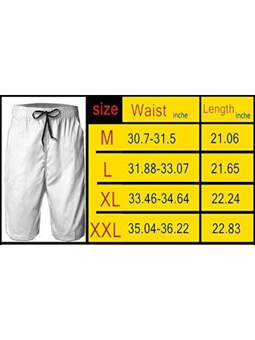 Board Shorts Vintage Welsh Flag Mens Swim Trunks Casual Quick Dry Board Shorts - CW1936WTI4C $42.93