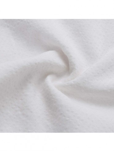 Rash Guards Womens Long Sleeve T Shirts Henley Neck Loose Tunic Tops Blouse - White - CT18TUM0H5Q $15.11