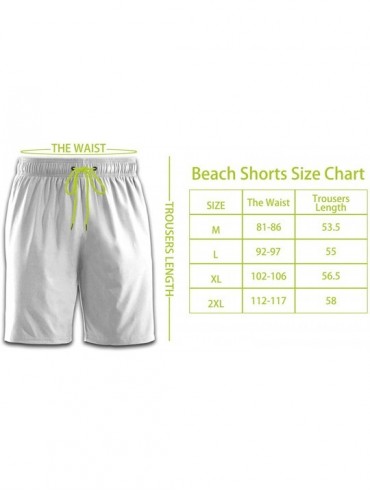 Board Shorts Lion Mens Swim Trunks Quick Dry Beach Shorts Hip Hop Beach Board Pants for Men - Color-changing Purple - CL19DD3...