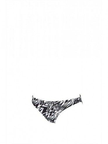 Sets Womens Rule Breaker Real Brief MaxLife Bikini Bottom - Black - White - CW18UKLDN0S $12.18