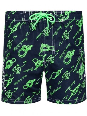 Board Shorts Mens Swim Trunks Quick Dry Funny Shorts with Mesh Lining Swimwear Bathing Suits - 153m-green - CW190G9IX9U $45.47
