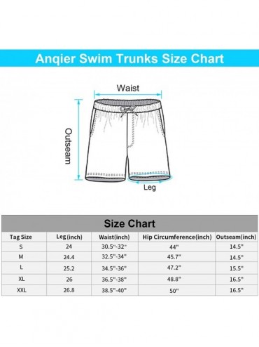 Trunks Mens Swim Trunks Quick Dry Swim Shorts with Mesh Lining Swimwear Bathing Suits - Short-green - C018R6Y2DKC $12.88