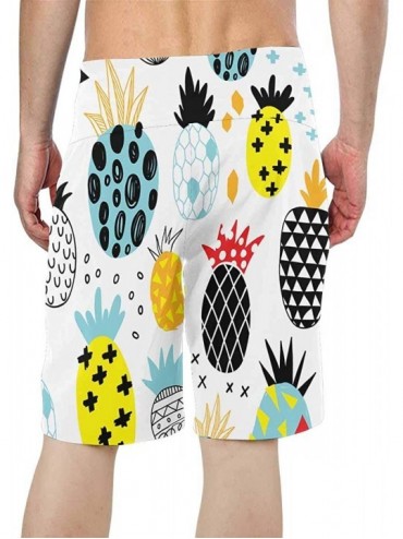 Board Shorts Men's Printed Board Shorts Loose Fit Quick Dry No Mesh Lining - Multi 1 - CR18QOQ8UR9 $33.63