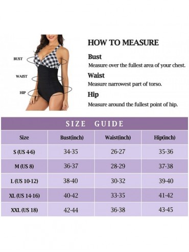 One-Pieces One Piece Swimsuits for Women Tummy Control Swimwear Vintage Floral Swim Suit Modest Padded Bathing Suits Ruched -...