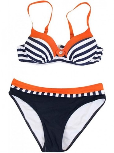 Cover-Ups Swimsuits for Women Plus Size-Summer Swimwear Two Piece Set Shoulder Strappy Swimsuit Padded Bikini Set Bathing Sui...