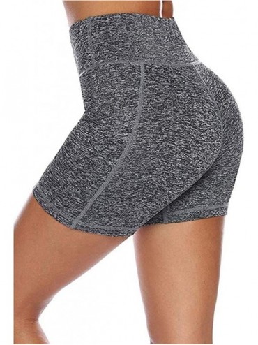 Cover-Ups Yoga Shorts for Women High Waist-Tummy Control Workout Running Athletic Compression Non See-Through Yoga Pants with...