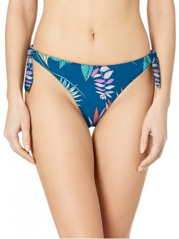 Sets Women's Poppy Tie Side Bikini Bottom Swimsuit - Pacific Oasis - C218Q0CK89I $34.99