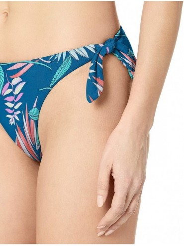 Sets Women's Poppy Tie Side Bikini Bottom Swimsuit - Pacific Oasis - C218Q0CK89I $34.99