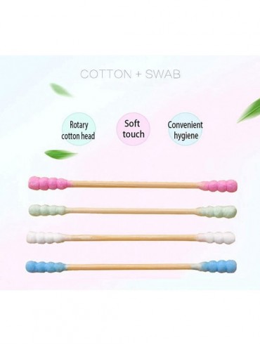 Tankinis Bamboo Baby Cotton Swab Plastic Free Makeup Swab Wood Sticks Soft for Cleaning of Ears Baby's - Blue - CX18AOH04X5 $...