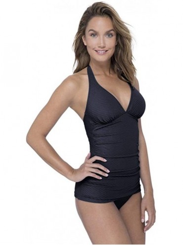 Tankinis Women's Seamless Basic Swimsuit Bottom - Ribbons Black - CH18GDN4HQW $19.77