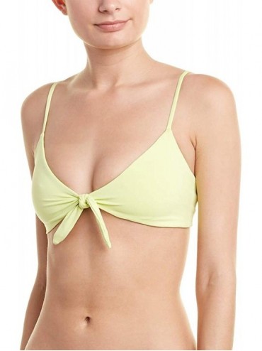 Tops Women's Flashback Bikini Top - Lemonade - C218HOW9DZ8 $35.25