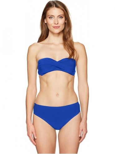 Tankinis Women's Seamless Basic Swimsuit Bottom - Tutti Frutti Sapphire - CL180WEDYN6 $29.95