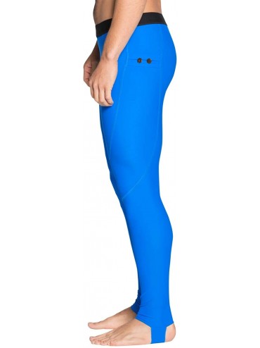 Trunks Men's Snorkeling Swim Legging- UPF 50+ Sun Protection - Black - CF18C9E55G4 $41.18